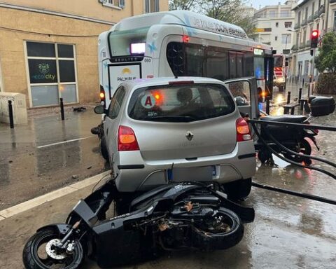 Les Alpes-Maritimes en vigilance jaune orages et pluie-inondation : des dégâts à Cannes