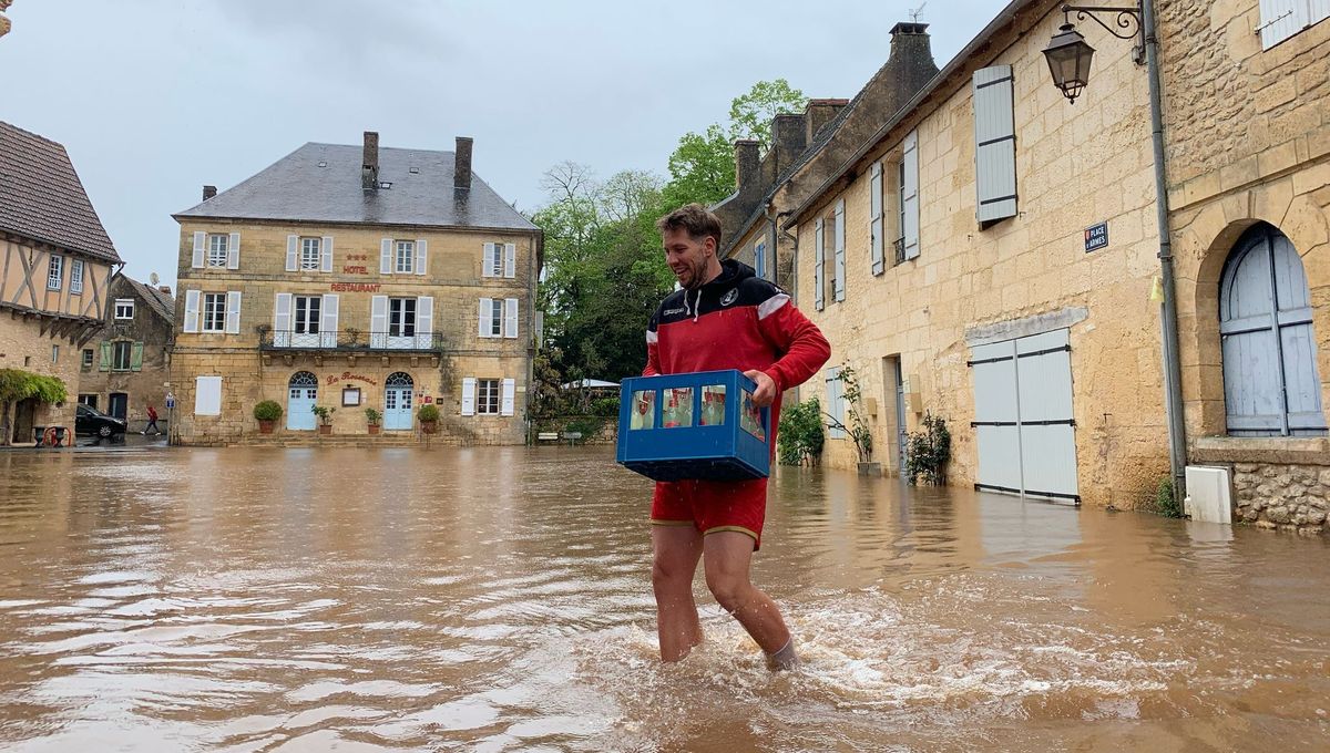Inondations : l'Isle va continuer à monter, pic attendu à 18 heures à Périgueux
