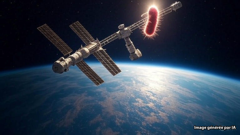 Des scientifiques collectent dans la station spatiale chinoise une bactérie jusqu'ici inconnue