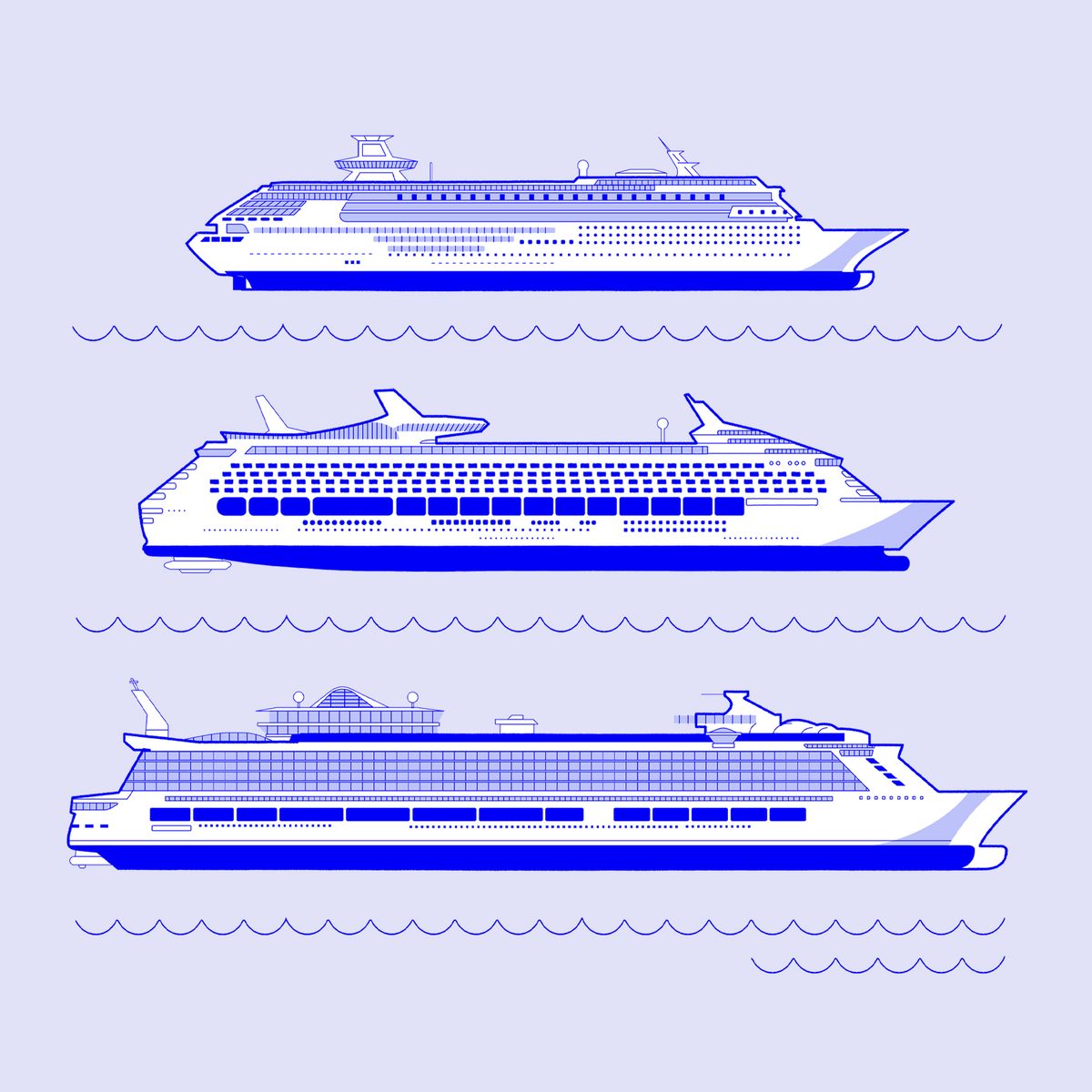 Conférence des Nations unies sur l’océan : plus grands et plus polluants... Visualisez la course au gigantisme des bateaux de croisière