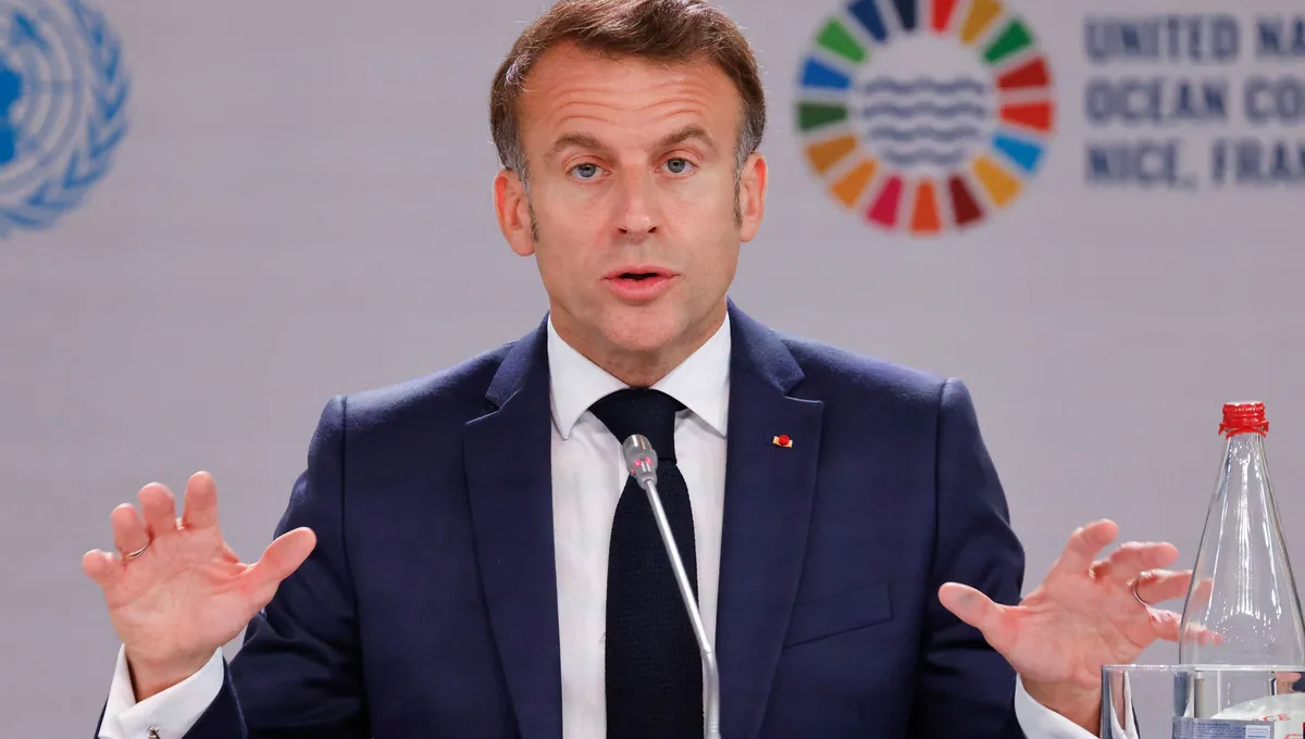Sommet sur l'océan à Nice : le président français Emmanuel Macron appelle à la "mobilisation" pour des "océans" en "ébullition"