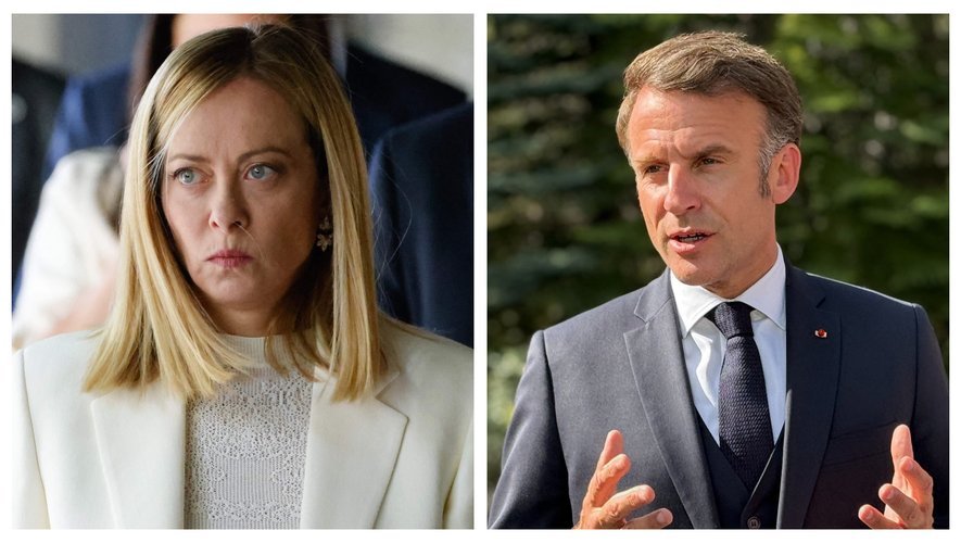 VIDEO. Giorgia Meloni suscite des interrogations après sa rencontre avec Emmanuel Macron au G7.