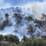A7 et A51 fermées près de Marseille en raison d'un incendie violent