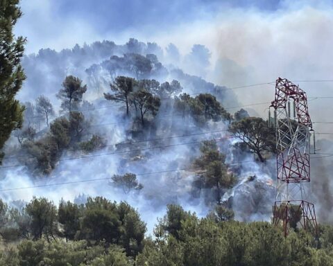 A7 et A51 fermées près de Marseille en raison d'un incendie violent