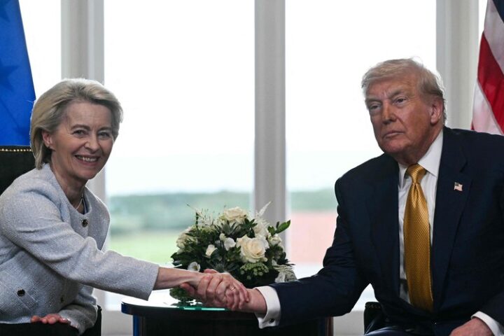 Droits de douane : Accord conclu entre les États-Unis et l'UE sous l'impulsion de Donald Trump et Ursula Von der Leyen