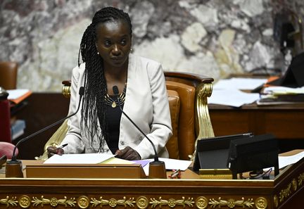 La vice-présidente de l'Assemblée nationale, Nadège Abomangoli, dépose une plainte pour racisme et sexisme.