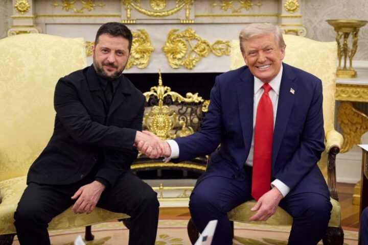 Rencontre à Washington entre Zelensky, Trump et dirigeants européens
