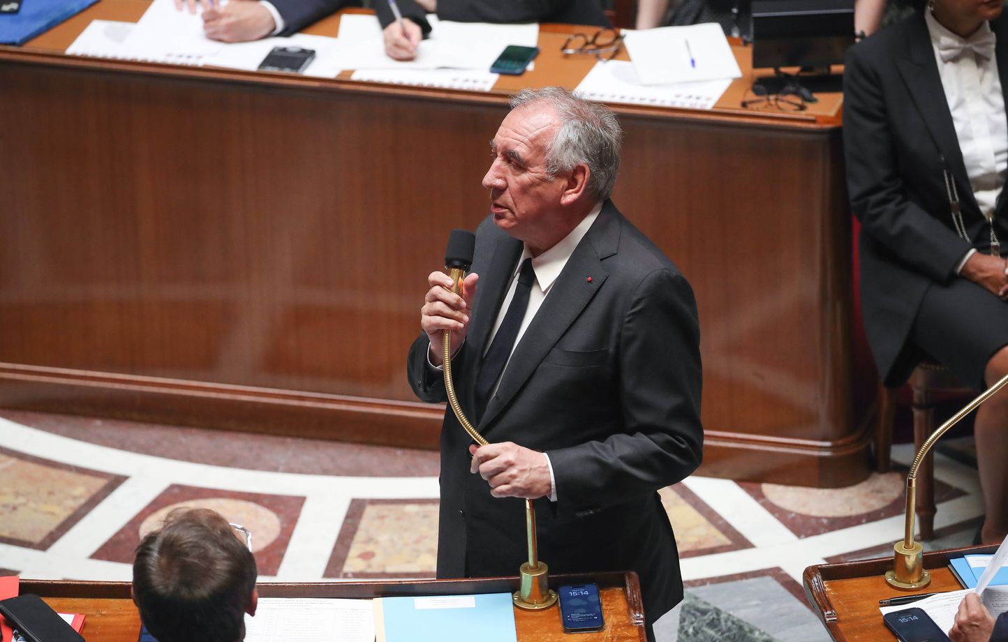 François Bayrou face à un vote de confiance à l'Assemblée nationale le 8 septembre