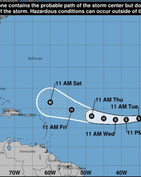 La tempête tropicale Erin pourrait atteindre la Floride avec des vents dépassant 185 km/h