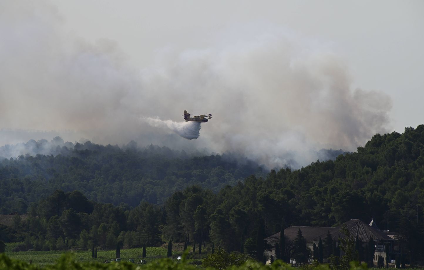 Les incendies de forêt majeurs touchent la France