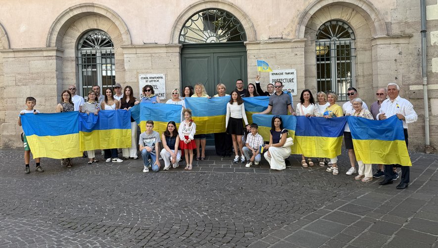 Rodez. Célébration du 34e anniversaire de l'indépendance de l'Ukraine entre émotions et solidarité