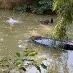 Une voiture plonge dans la rivière, deux femmes de 78 et 80 ans sauvées in extremis.