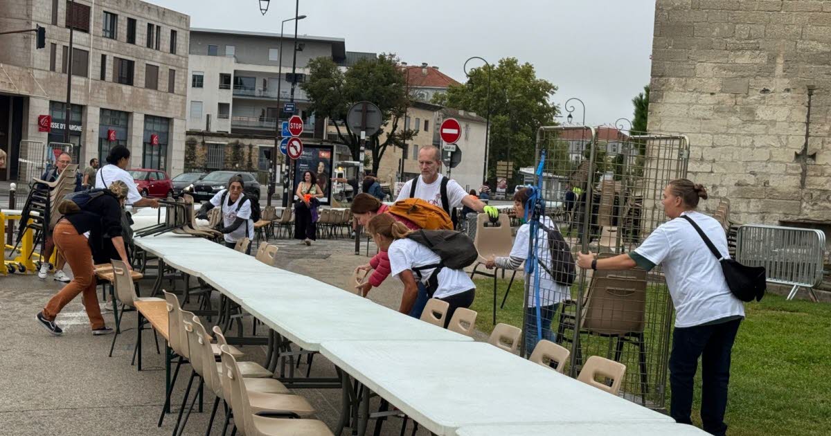 Avignon prépare un banquet géant de 1,7 km pour 7 500 convives ce dimanche