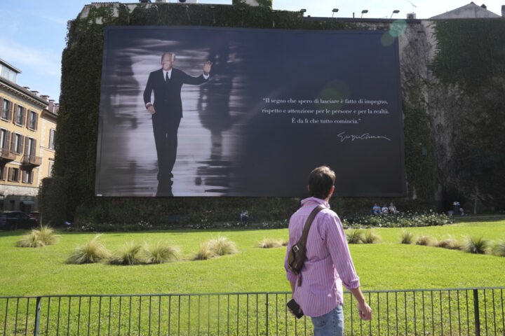 Giorgio Armani, 1934-2025 : les funérailles privées du designer prévues lundi à Rivalta en Italie