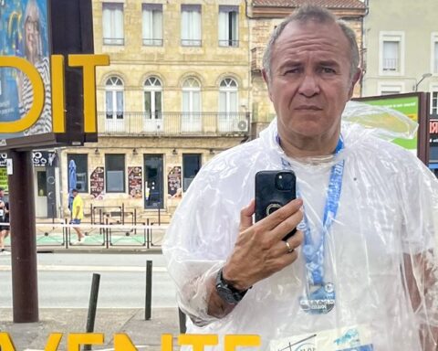 Jean-Claude Coutausse, photojournaliste, participe aux Foulées du Petit Bleu à Agen