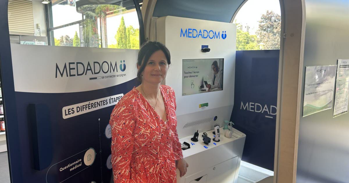 La pharmacie des Gravières à Ménival installe une cabine connectée pour téléconsultations
