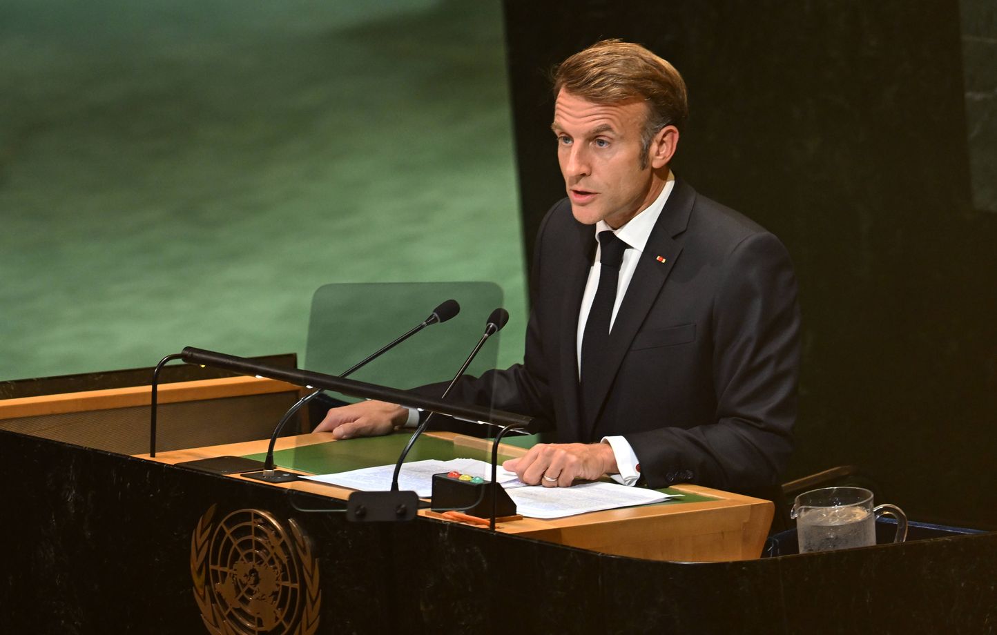 La reconnaissance de l'État de Palestine par Emmanuel Macron lors de l'ONU à New York