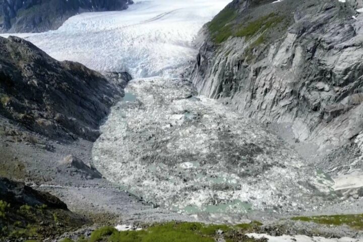 Le glacier d'Arcouzan a perdu cinq mètres d'épaisseur en moins de dix ans