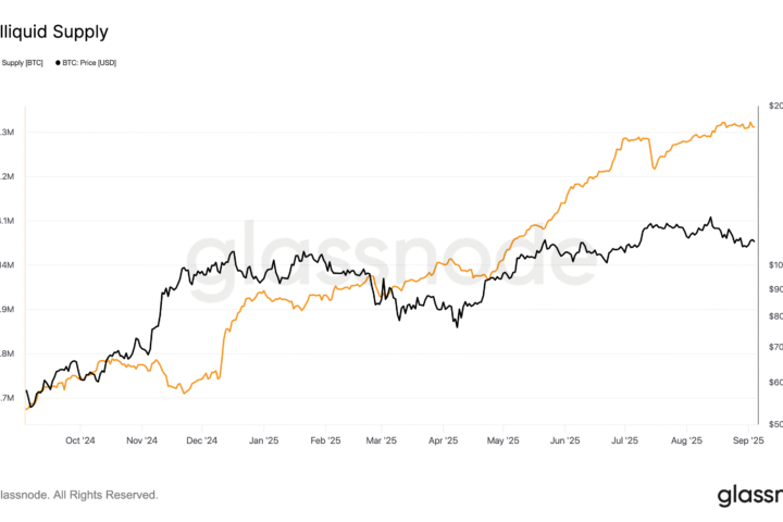 L'offre illiquide de Bitcoin atteint un record de 14,3 millions, les détenteurs de longue durée continuent d'accumuler