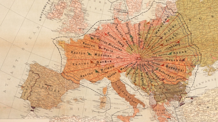 Une carte de 1920 préfigurait une Europe centrale unifiée autour de Vienne