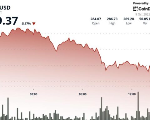 Aave chute en dessous des niveaux de soutien clés dans un marché crypto en déclin