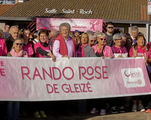 Belle réussite de la Rando rose à Gleizé pour sensibiliser au cancer du sein