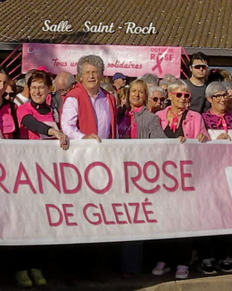 Belle réussite de la Rando rose à Gleizé pour sensibiliser au cancer du sein