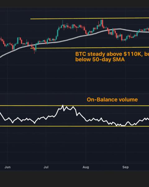Bitcoin pourrait-il plonger en dessous de 100 000 $ ? Le volume d'On-Balance atteint son niveau le plus bas depuis avril