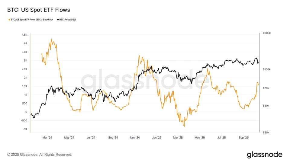 BlackRock's iShares Bitcoin Trust enregistre des flux entrants malgré la chute des prix du bitcoin