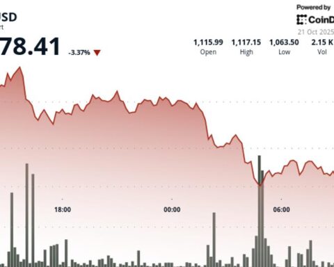 BNB chute de 3,3 % alors que le marché subit une forte vente