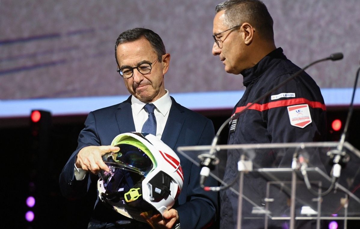 Bruno Retailleau annonce la fin de ses fonctions lors du congrès des pompiers au Mans
