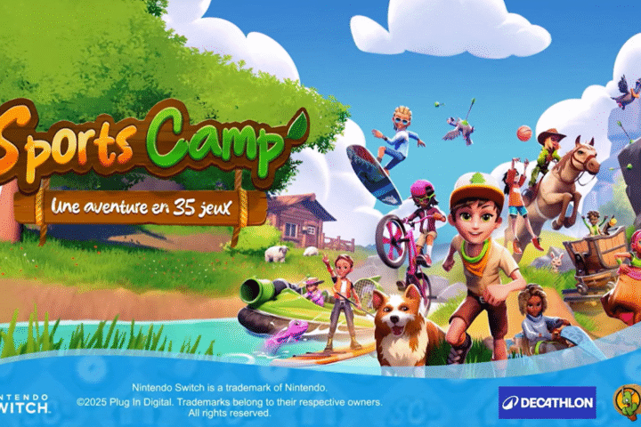 Decathlon lance son premier jeu vidéo "Sports Camp" sur Nintendo Switch