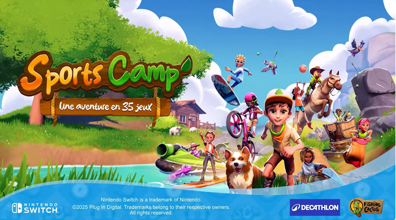 Decathlon lance son premier jeu vidéo "Sports Camp" sur Nintendo Switch