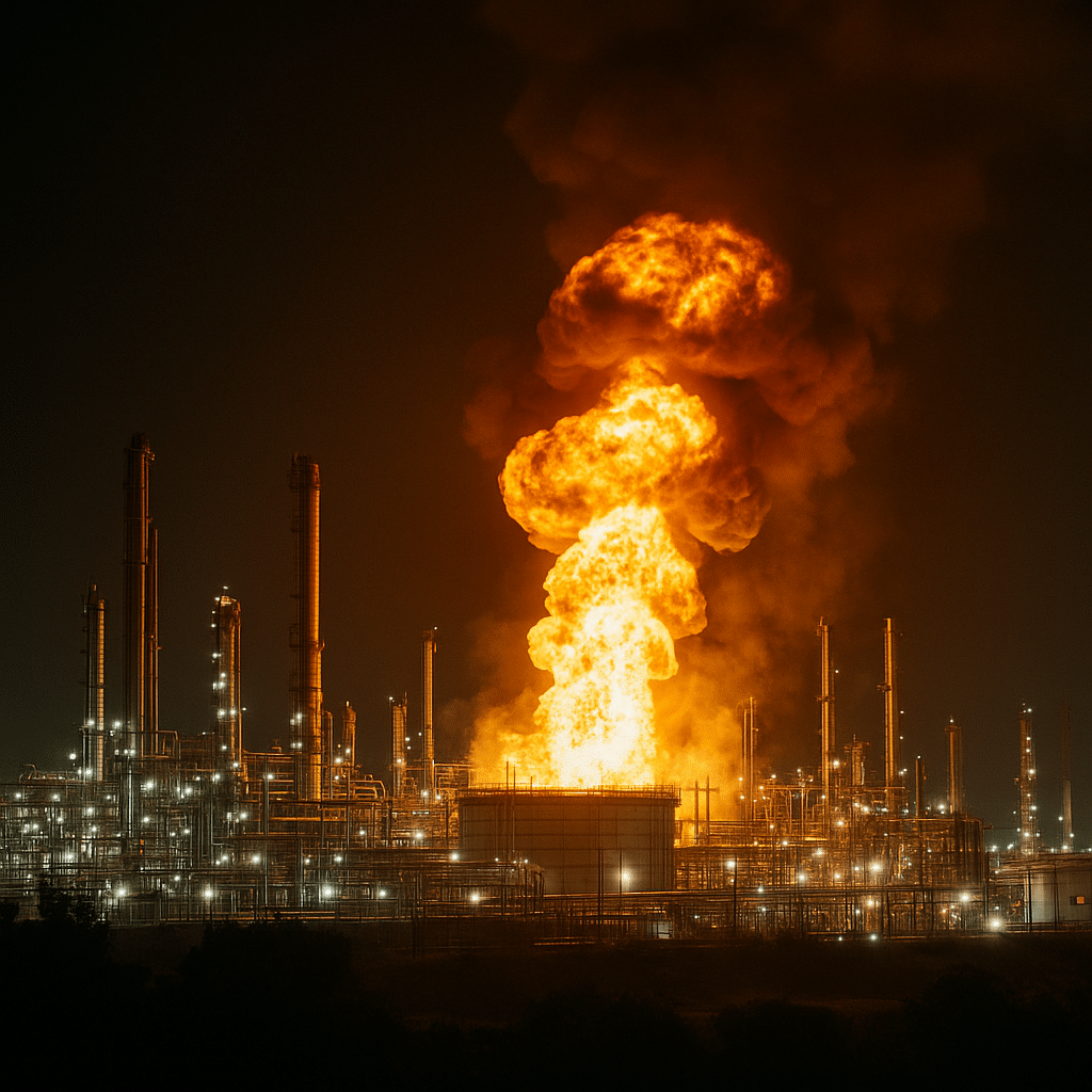 Explosion et incendie à la raffinerie Chevron : les dernières informations et les conséquences