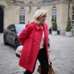 Marine Le Pen arrive à Matignon avec un chaton avant sa rencontre avec Sébastien Lecornu
