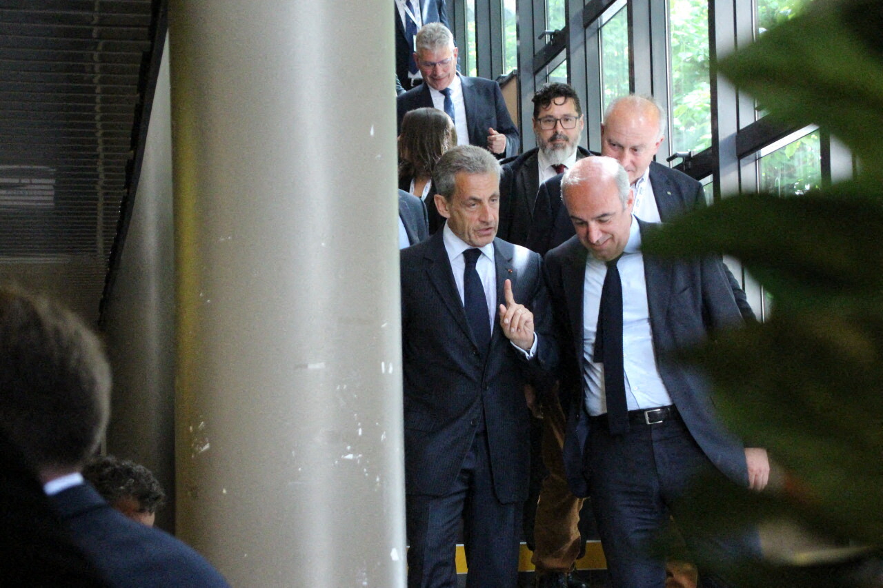 Nicolas Sarkozy devant la cour d'appel de Paris pour une demande de mise en liberté le 10 novembre