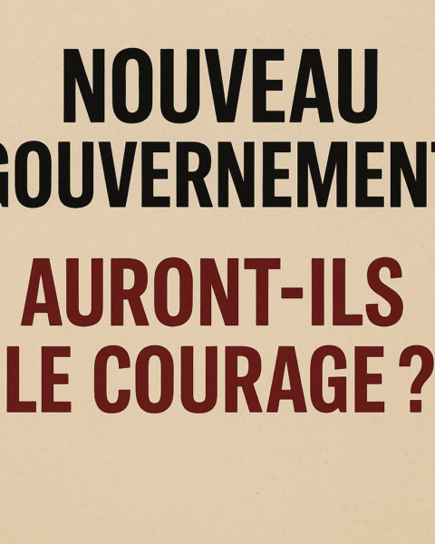 Nomination des nouveaux ministres : auront-ils le courage d'agir ?