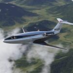 Otto Aerospace présente le Phantom 3500, un jet d'affaires innovant et futuriste.