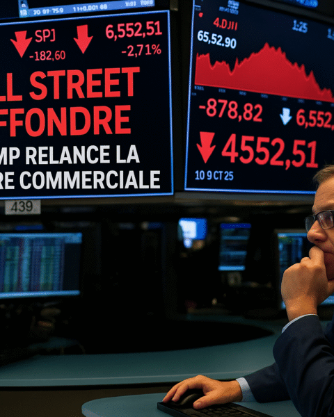 Wall Street s'effondre alors que Trump ravive la guerre commerciale.