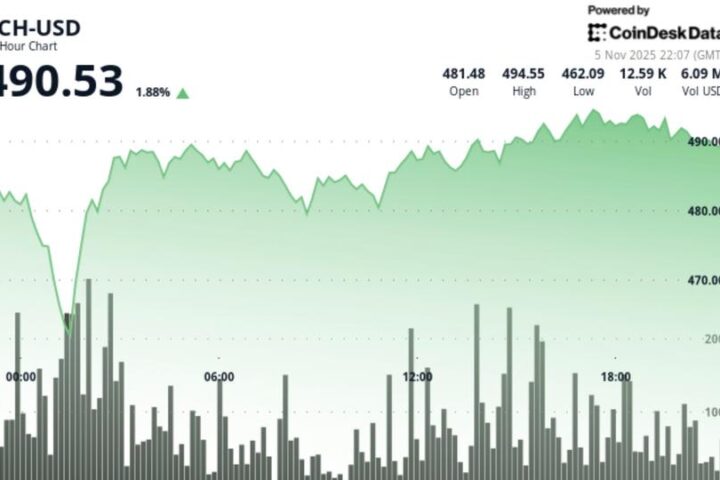 La session européenne propulse le Bitcoin Cash à 491,80 $ après avoir franchi la résistance des 487 $