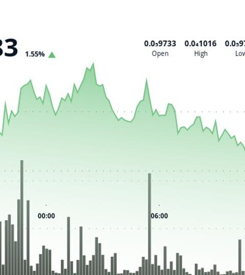 BONK augmente de 1,1 % à 0,00000988 $ alors que le trading se maintient au-dessus du support clé