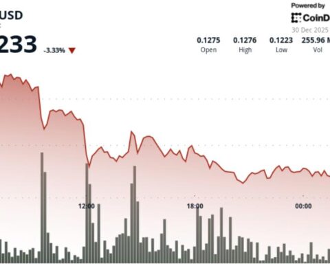 Dogecoin perd son soutien et chute à 0,123 $ sous la pression des ventes de fin d'année