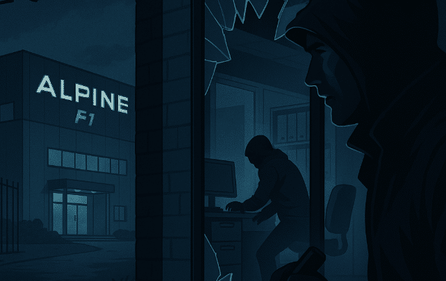 Intrusion chez Alpine F1 : un incident isolé ou un indicateur d'espionnage industriel ?