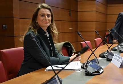 Marine Tondelier témoigne devant la commission d'enquête sur les liaisons entre politiques et islamisme