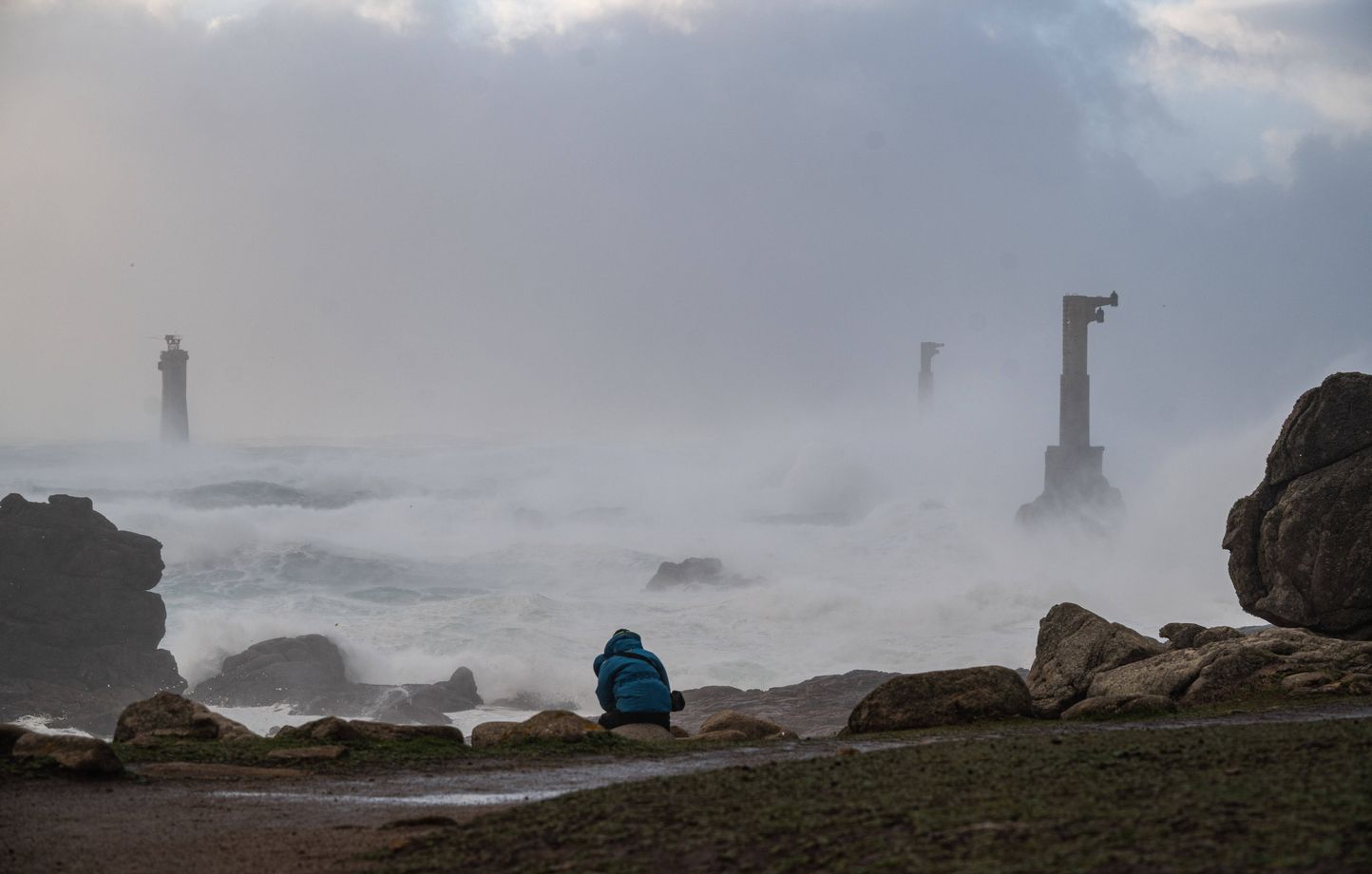 Alerte orange pluie-inondation dans le Finistère et le Morbihan en Bretagne