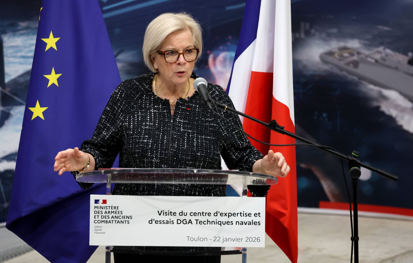 Catherine Vautrin appelle la DGA à accélérer la réactivité des livraisons d'équipements militaires