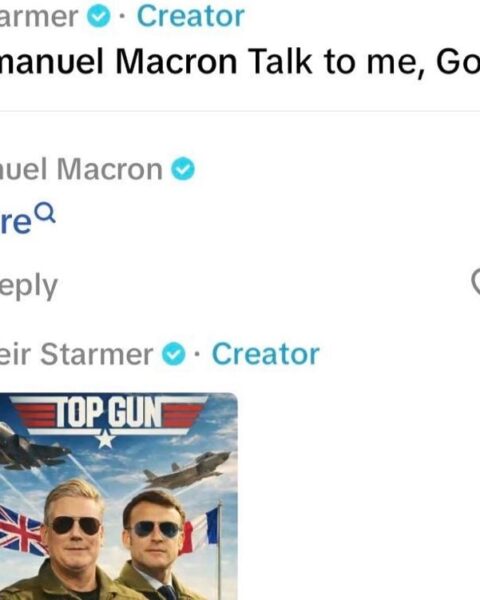 Keir Starmer et Emmanuel Macron échangent des plaisanteries inspirées de Top Gun