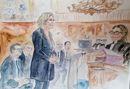Le RN espère une réduction des contrats d'assistants au procès en appel de Marine Le Pen