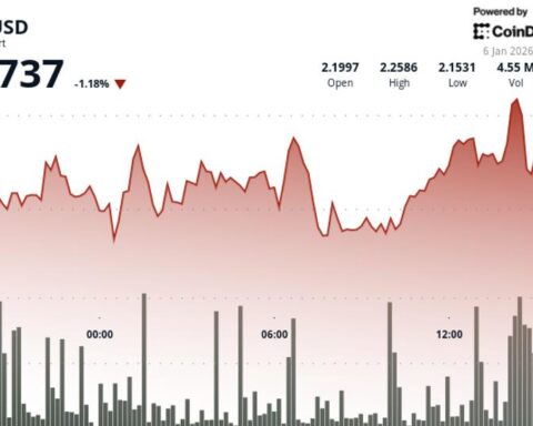 Polkadot's DOT теряет позиции на фоне резкого падения на крипторынке в США
