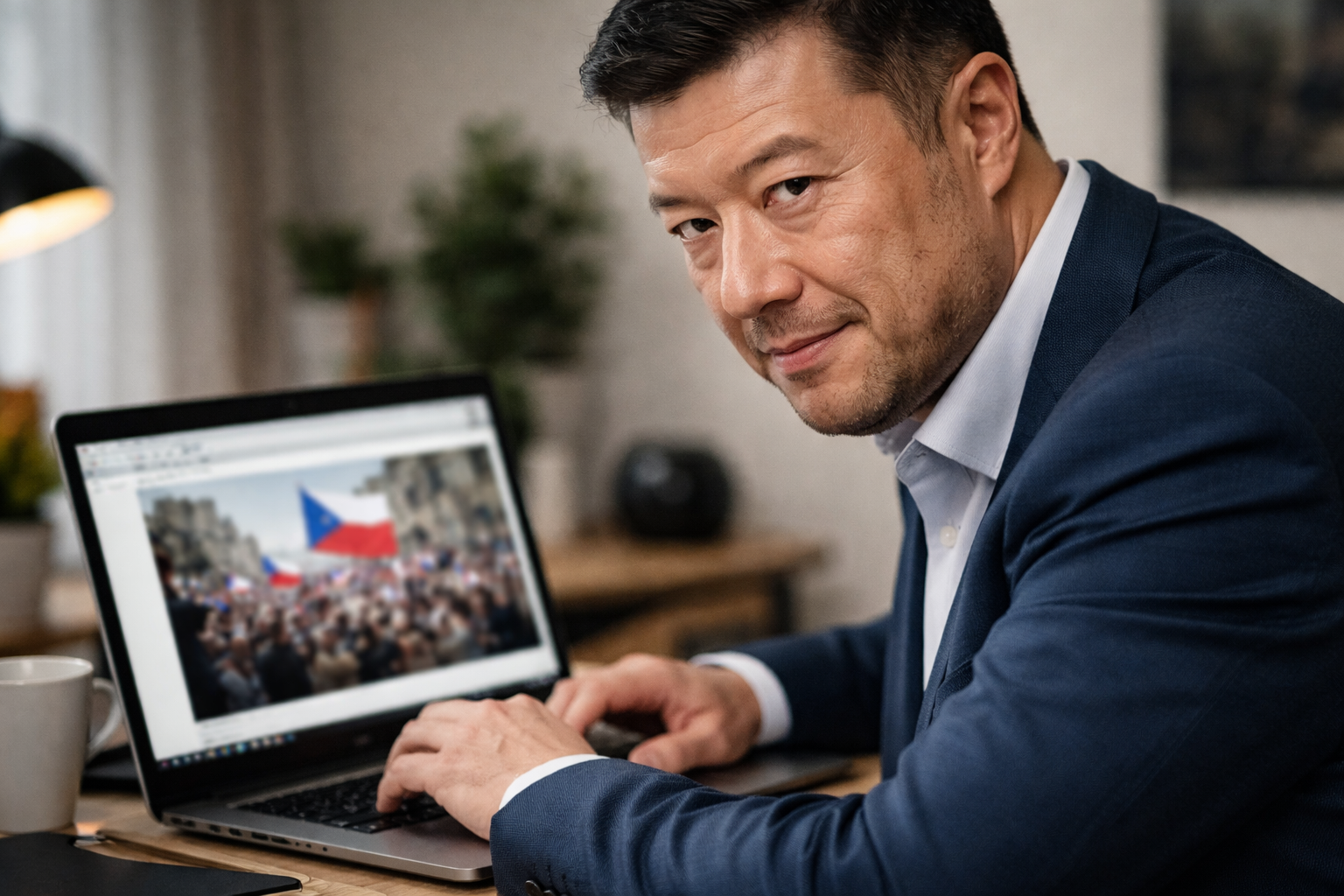 Tomio Okamura utilise une plateforme de blogs pour discréditer un mouvement démocratique tchèque